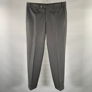 ATELIER MUNRO Size 32 Charcoal Wool Slim Fit Dress Pants